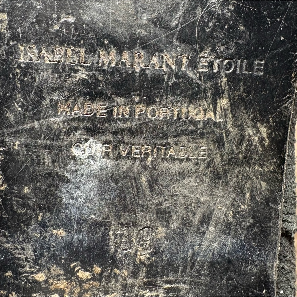 ISABEL MARANT Etoile | Women’s Black Suede Patsha Ankle Stretch Bootie size 39 - Picture 13 of 15